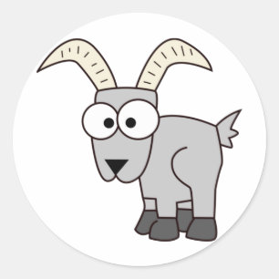 GOAT ART RUNT KLISTERMÄRKE