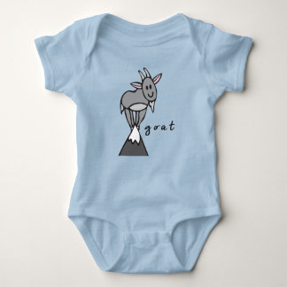 Goat Baby Bodykostym eller One-Biet (med underbas) T Shirt
