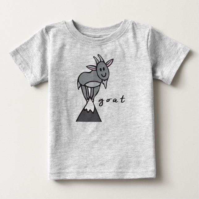 Goat Baby överst eller T-Shirt (Framsida)