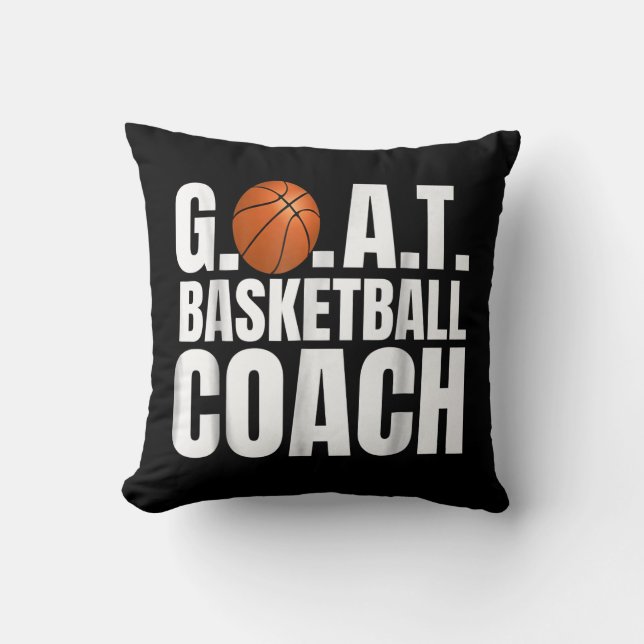 Goat Basketball Coach Gift Kudde (Framsida)