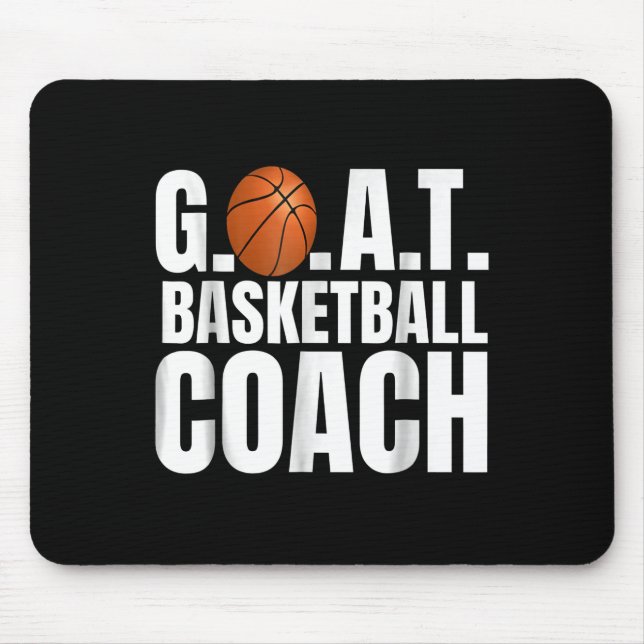 Goat Basketball Coach Gift Musmatta (Framsidan)