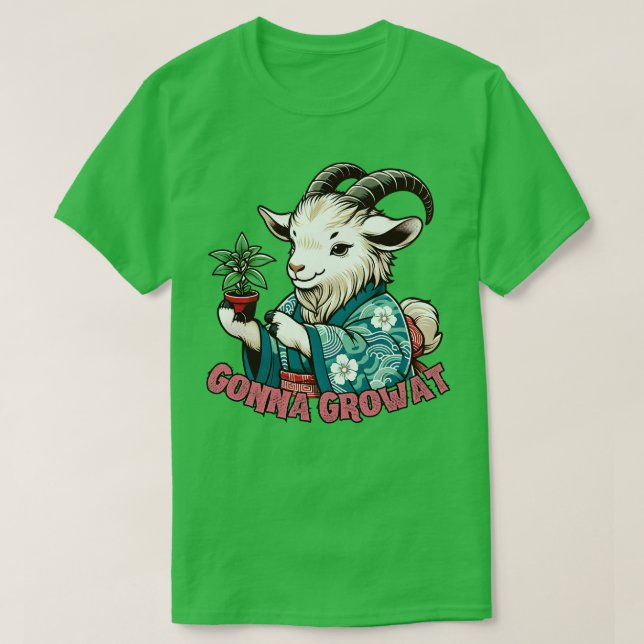 Goat botanist t shirt (Design framsida)
