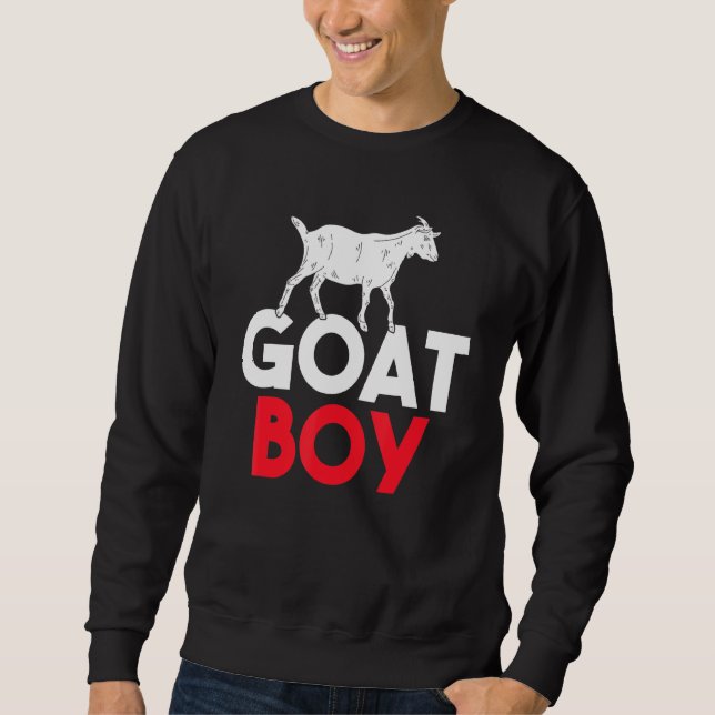 Goat Boy Goats Lång Ärmad Tröja (Framsida)