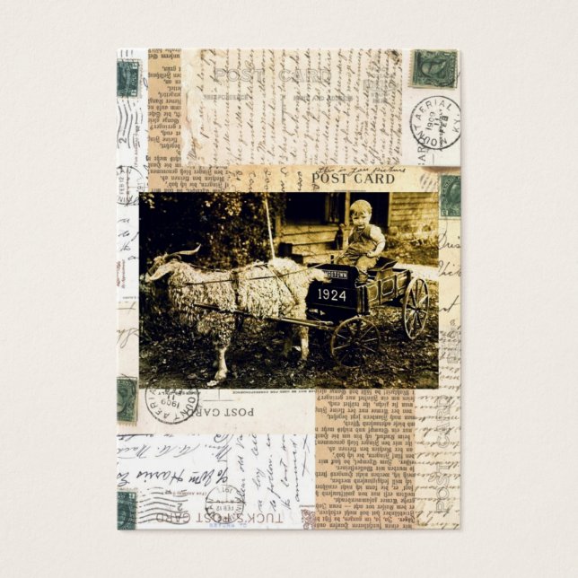 Goat Cart Visitkort (Framsidan)