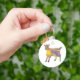 Goat Colorful illustration Farm Cute Animal Art Nyckelring (Hand)