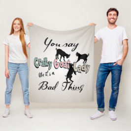 GOAT | Crazy Goat Dam av GetYerGoat™ Fleecefilt
