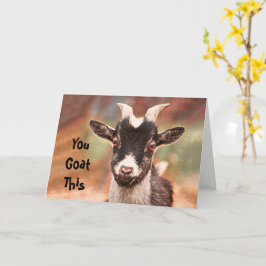 Goat Cute Funny Land Barnyard Kort