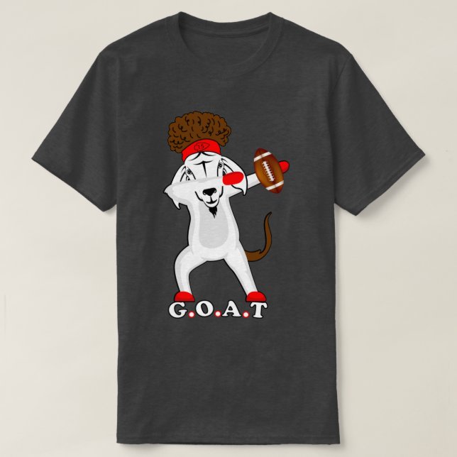 Goat dabbing för PM fläkt T Shirt (Design framsida)