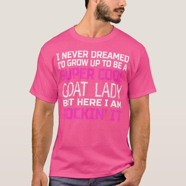 Goat Dam Funny T Shirt (Framsida)