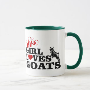GOAT Den här tjejen Kärlek Goats Pygmy Mugg
