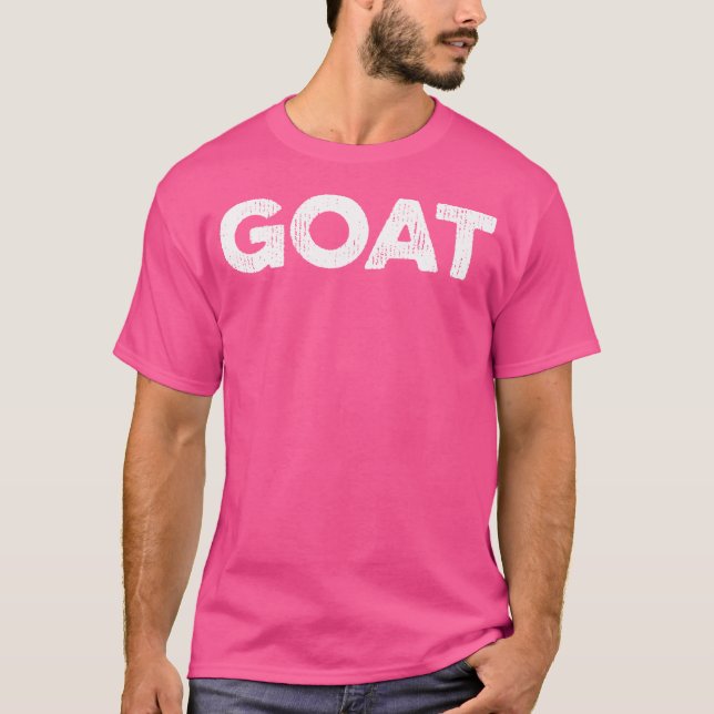 Goat Distress Ord T Shirt (Framsida)