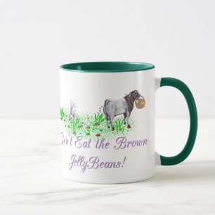 Goat Eat inte Brown Jelly Beans Mugg