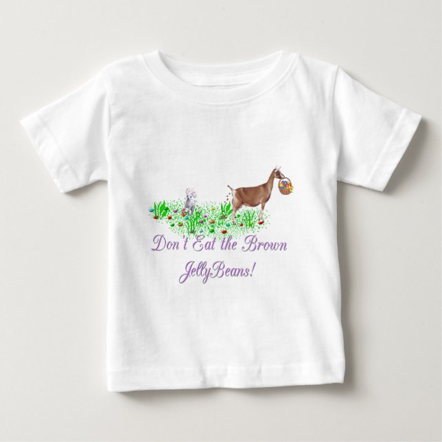 Goat Eat inte Brown Jelly Beans Tröja (Framsida)