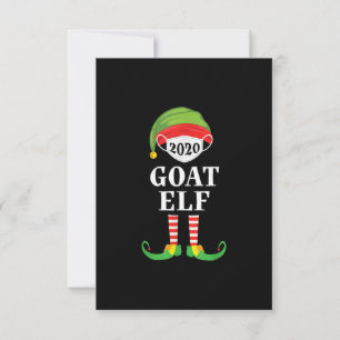 Goat Elf Matching jul Group Party Pjs Family OSA Kort