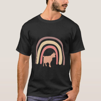 Goat Farm Farmer Farming Animal Rainbow T Shirt