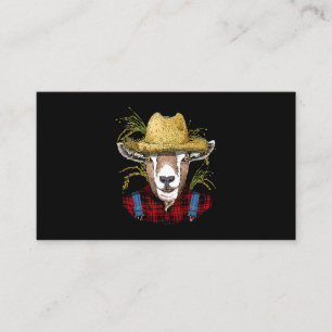 Goat Farmer Goat Farm Animal Lover 93 Visitkort
