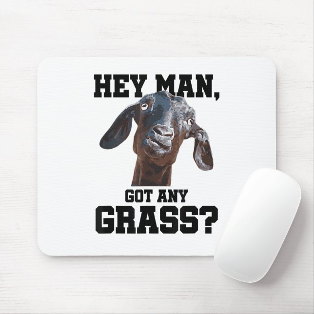 Goat för Goat Älskare Farm Apparel Meme Pun Funny  Musmatta (Med mus)