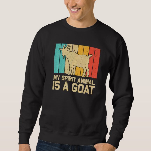 Goat For Men Women Kids Goat Whisperer Lång Ärmad Tröja (Framsida)