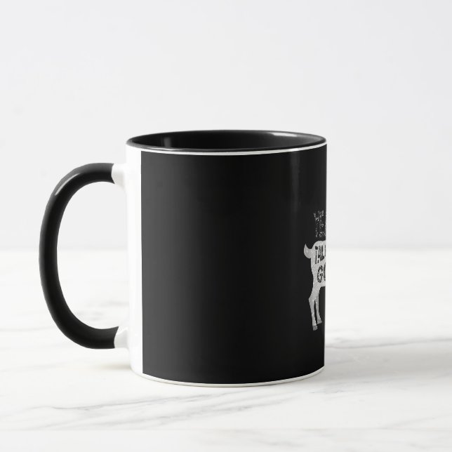 Goat Gifts for Goat Älskare Funny Mugg (Vänster)