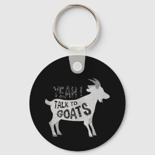 Goat Gifts for Goat Älskare Funny Nyckelring