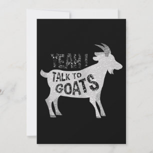 Goat Gifts for Goat Älskare Funny Spara Datumet