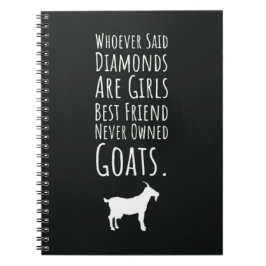 Goat Gifts For Her Girl Farm Women Farmer Anteckningsbok