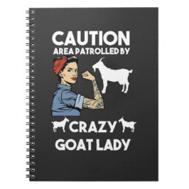 Goat Gifts For Her Girl Farm Women Farmer Lady Anteckningsbok