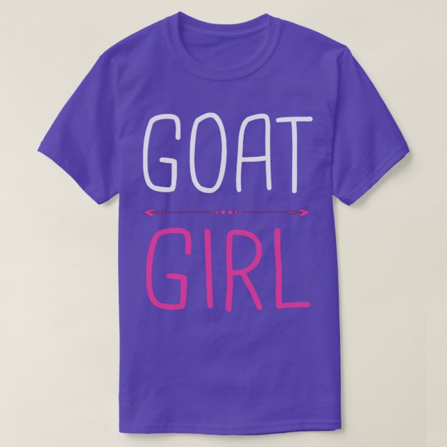 Goat Girl I Kärlek Goats T Shirt (Design framsida)