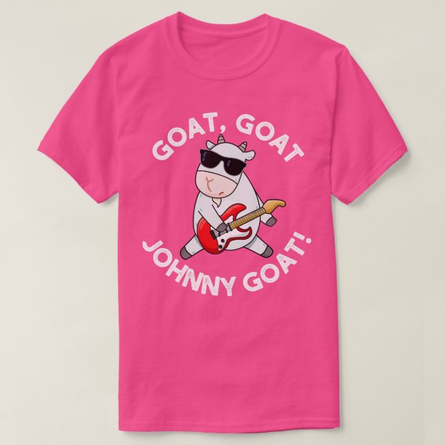 Goat Goat Go Goat Cute Animal Pun T Shirt (Design framsida)