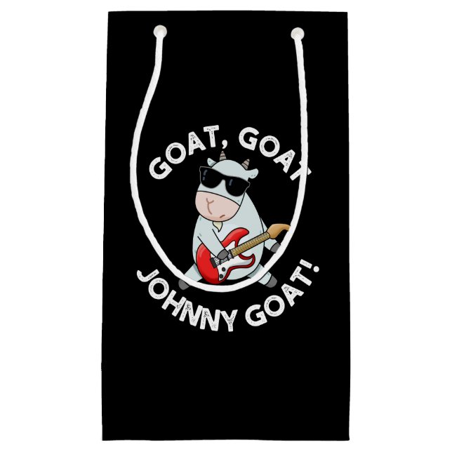 Goat Goat Johnny Goat Funny Animal Pun Mörk BG (Framsidan)
