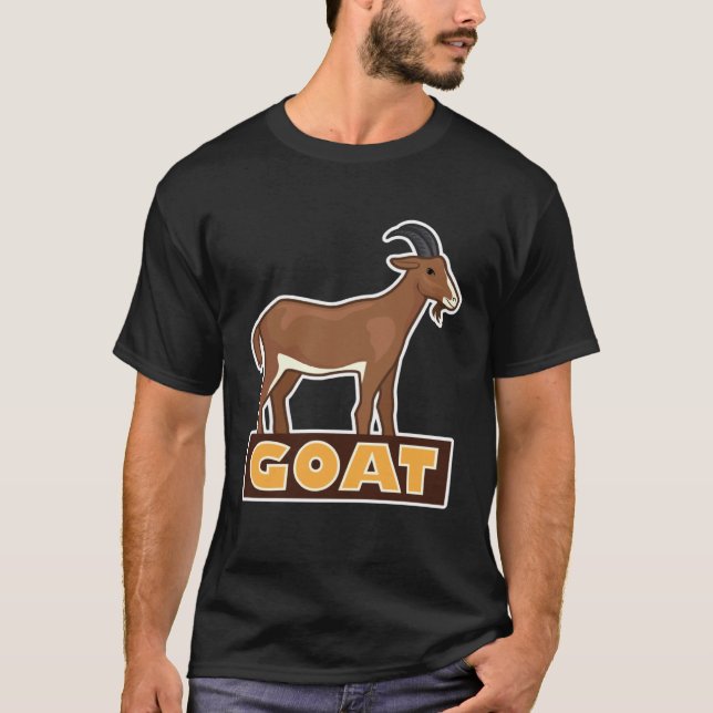 Goat Goats For Goat   1 T Shirt (Framsida)