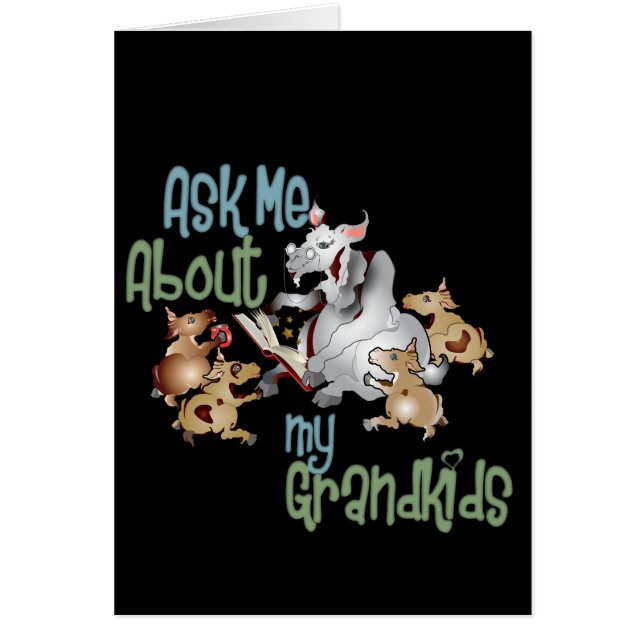 Goat Grand Kids - farmor Hälsningskort (Framsidan)