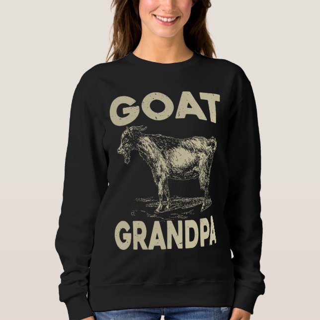 Goat Grandpa T Shirt (Framsida)