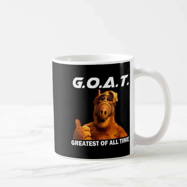 Goat Greatest Of All Time Funny Meme  Kaffemugg (Höger)