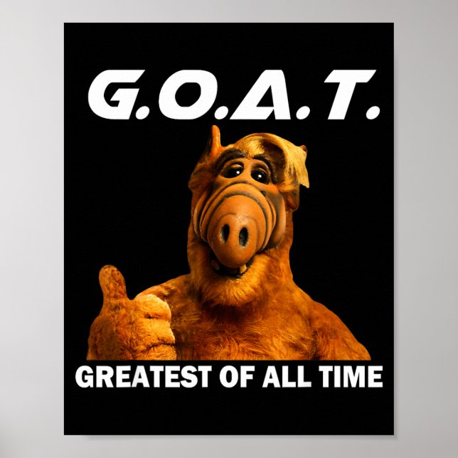 Goat Greatest Of All Time Funny Meme  Poster (Framsidan)