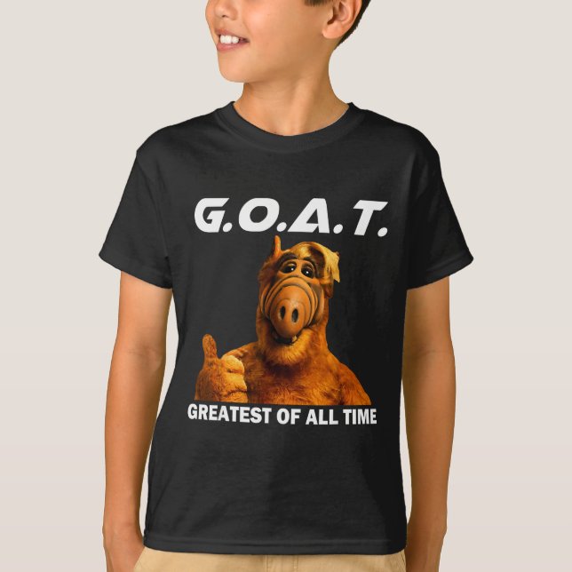 Goat Greatest Of All Time Funny Meme  T Shirt (Framsida)