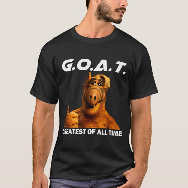 Goat Greatest Of All Time Funny Meme  T Shirt (Framsida)