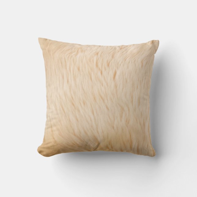 Goat hair fur animal texture kudde (Framsida)