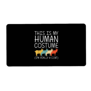 Goat Halloween Human Costume Fraktsedel