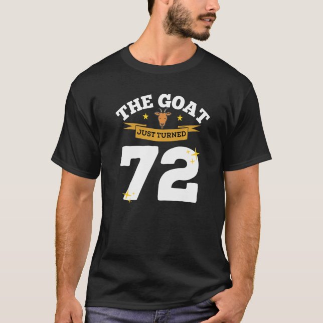 Goat har just lämnat 72 72:a födelsedagsmålet. t shirt (Framsida)