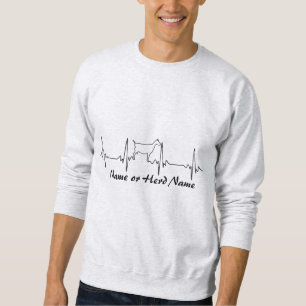 Goat Heartslag från Kärlek Lång Ärmad Tröja