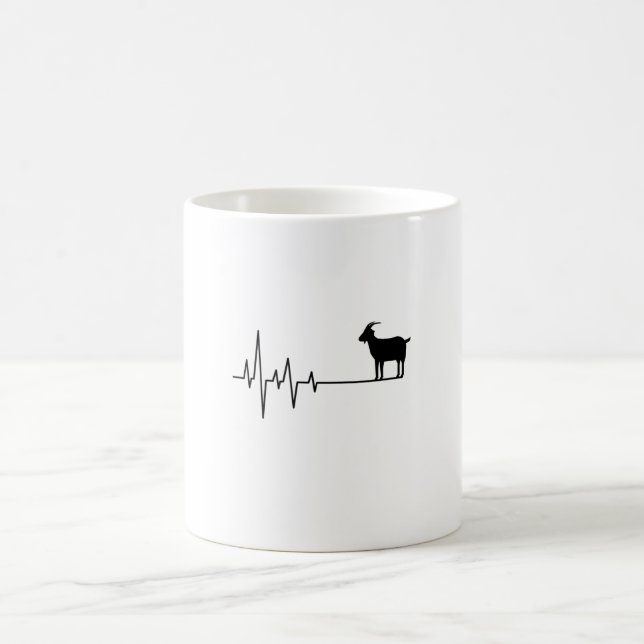 Goat Heartslag Kaffemugg (Center)