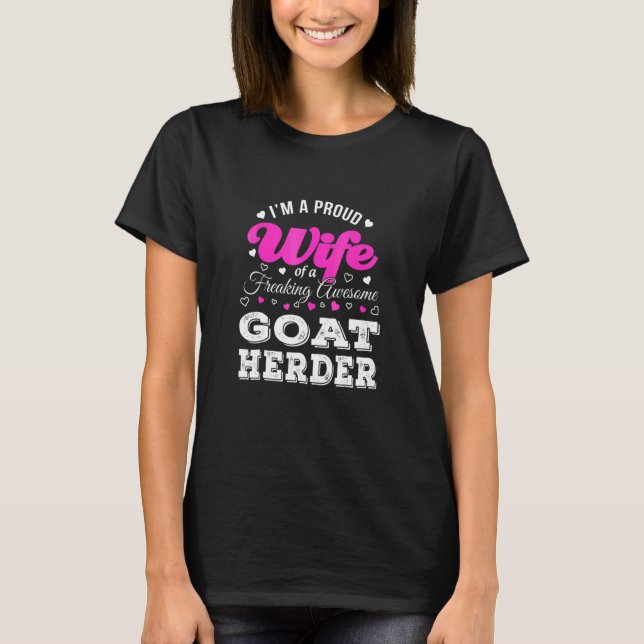 Goat Herders Wife-årsdagen T Shirt (Framsida)