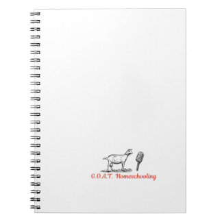 GOAT Homeschooling Logotyp Anteckningsbok