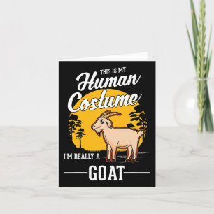 Goat Human Costume Halloween Goat Kort