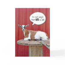 Goat Humor för 65e Birthday