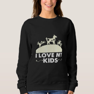 Goat I Kärlek My Kids Goat Animal T Shirt