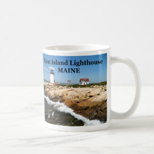 Goat Island fyr, Maine Mugg