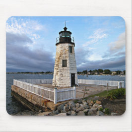 Goat Island fyr, Rhode island Mousepad Musmatta