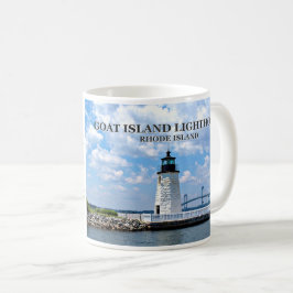 Goat Island fyr, Rhode island Mugg